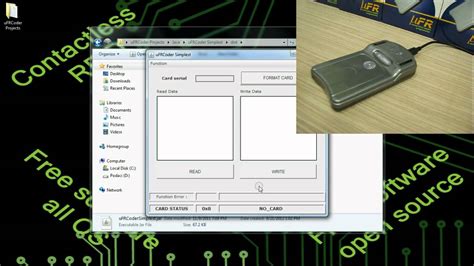 nfc reader writer pc|rfid reader writer software download.